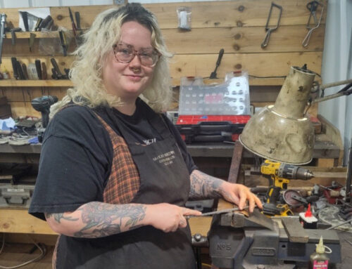 Welcome to our newest apprentice – Rachel Moir – McKay Brown Gunmakers Ltd